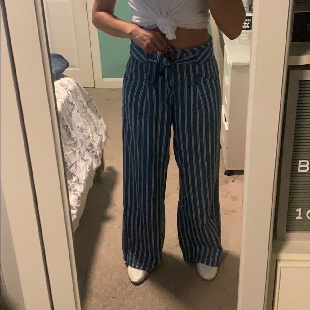 Stripped American Eagle pants